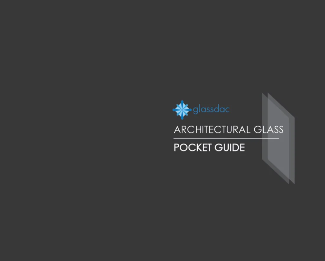 GlassDec pocket guide cover production artwork