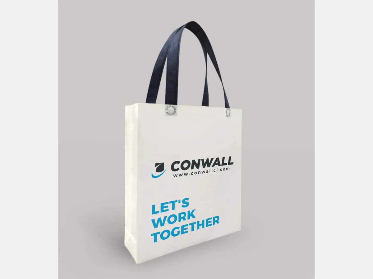 Custom non-woven bag with company branding