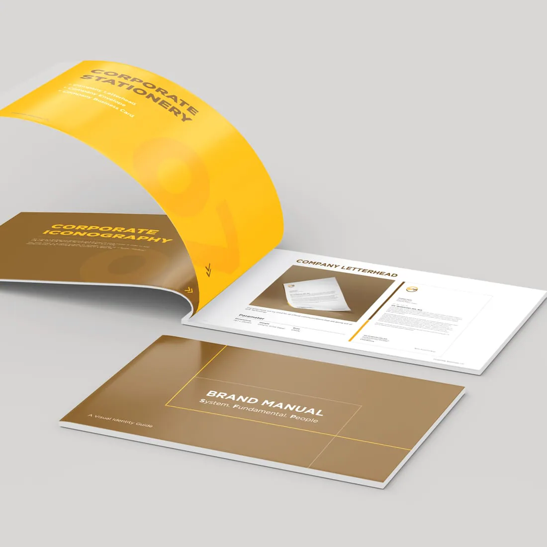 SFP identity guide presented as a finished brand manual