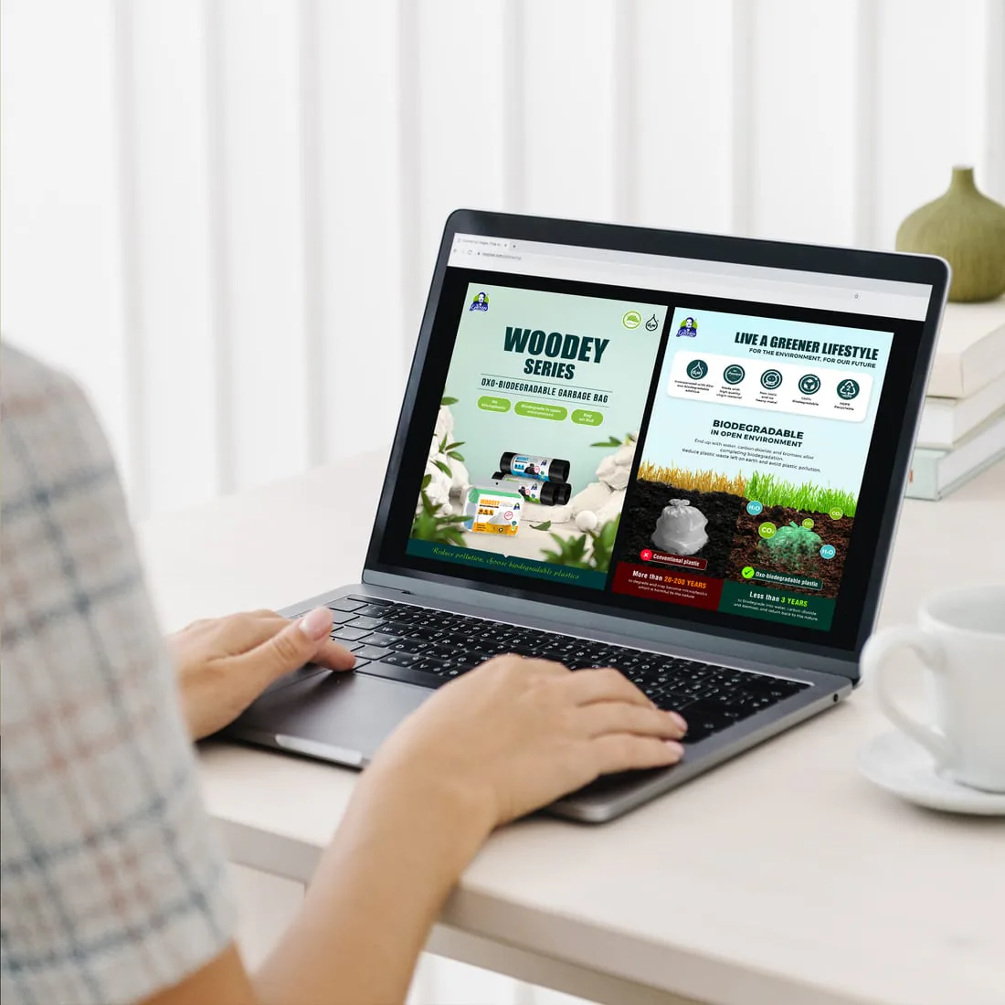 Digital product brochure with clean product storytelling