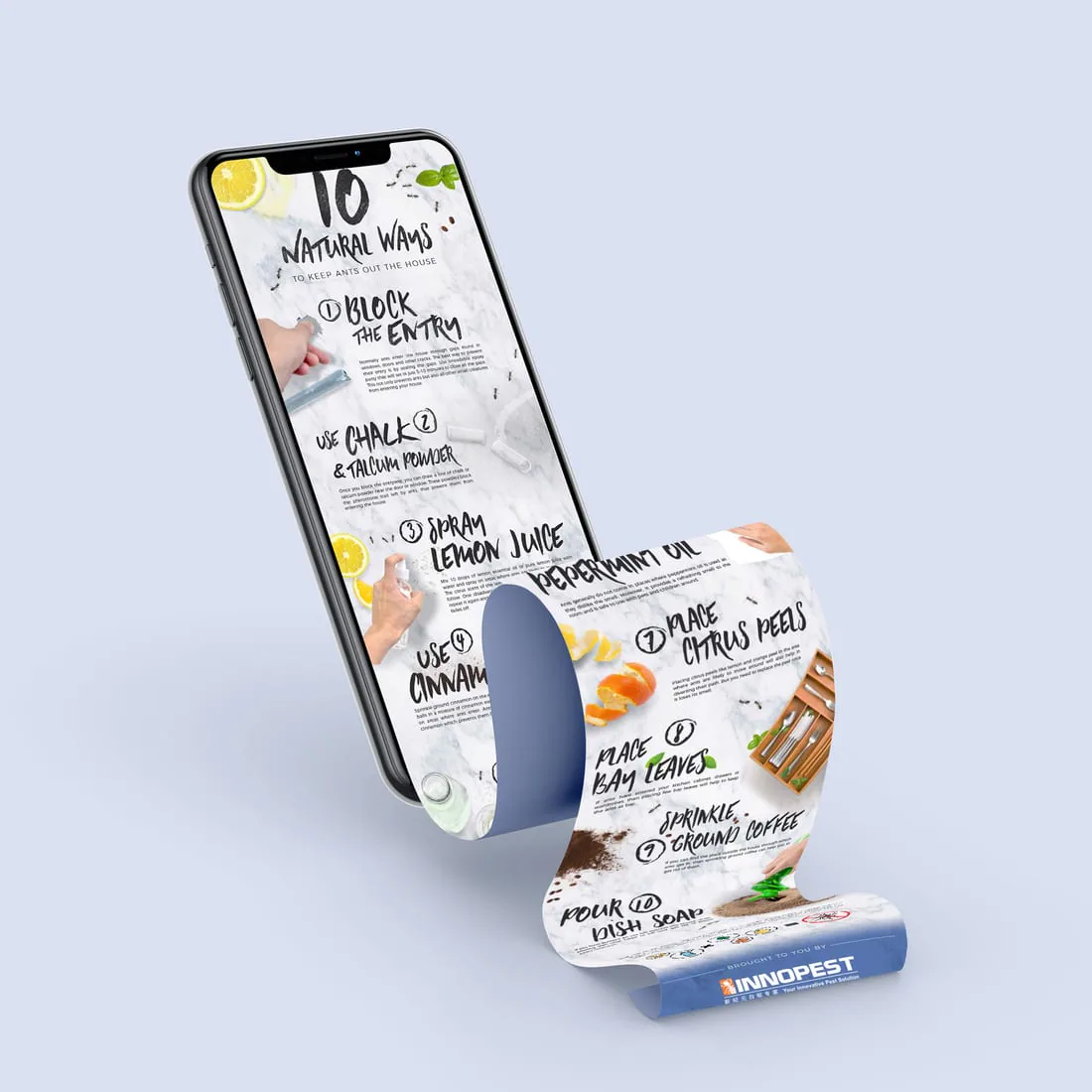 Infographic campaign artwork designed for quick scanning