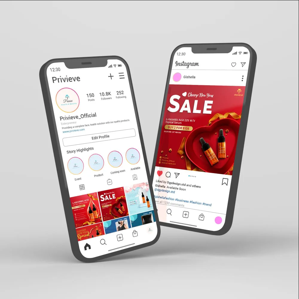 Coordinated brand campaign and packaging visual