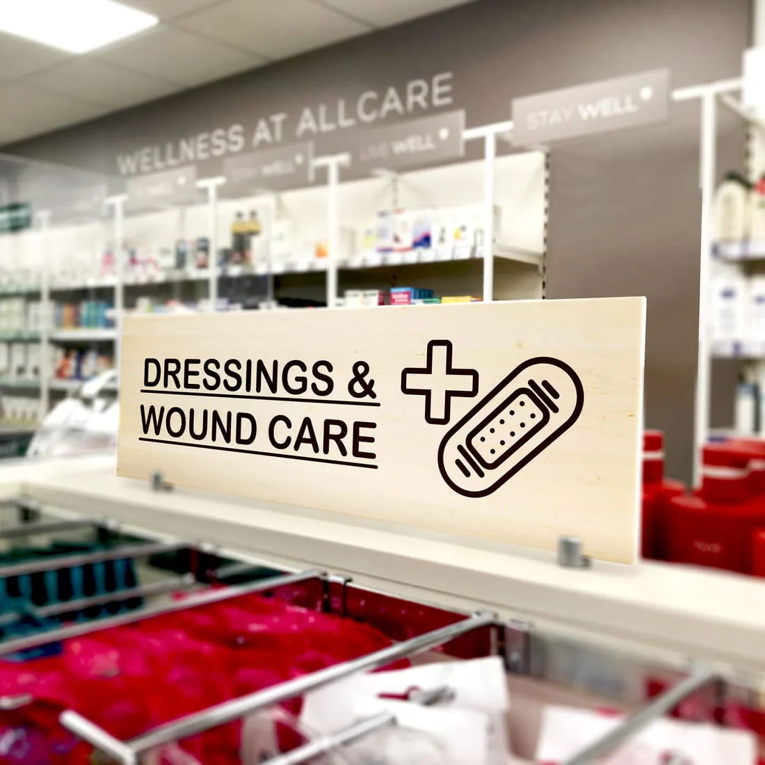 Welling Pharmacy storefront signage visual